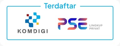 Terdaftar - KOMDIGI & PSE Lingkup Privat